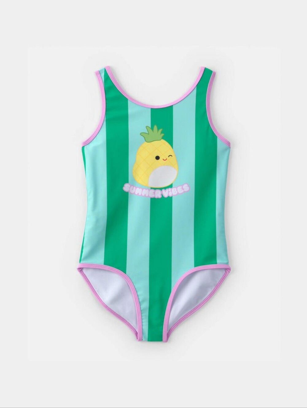 New With Tags Carter's Size 5 Girls 'Summer Vibes' Squishmallow 1-Piece Swimsuit